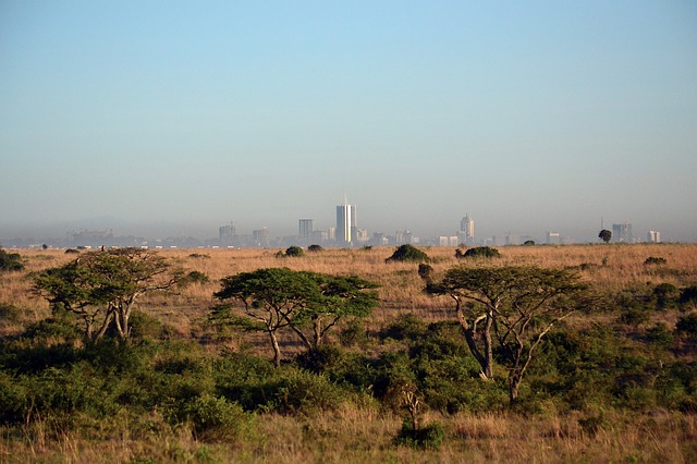 afrika panoráma města